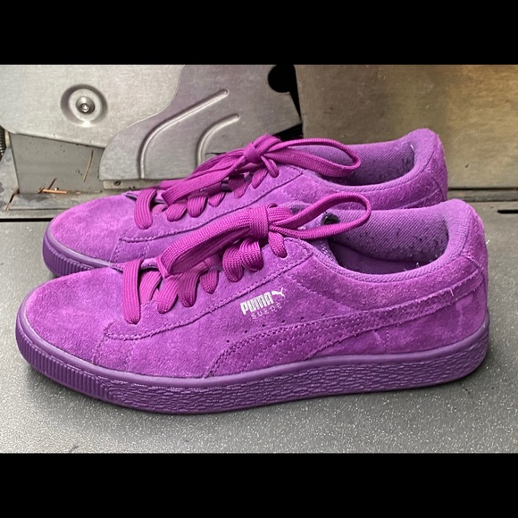 Puma Shoes | Puma 355110 70 Mens Purple Suede Sneakers Sz 7C | Color: Purple | Size: 7 | Place2save's Closet